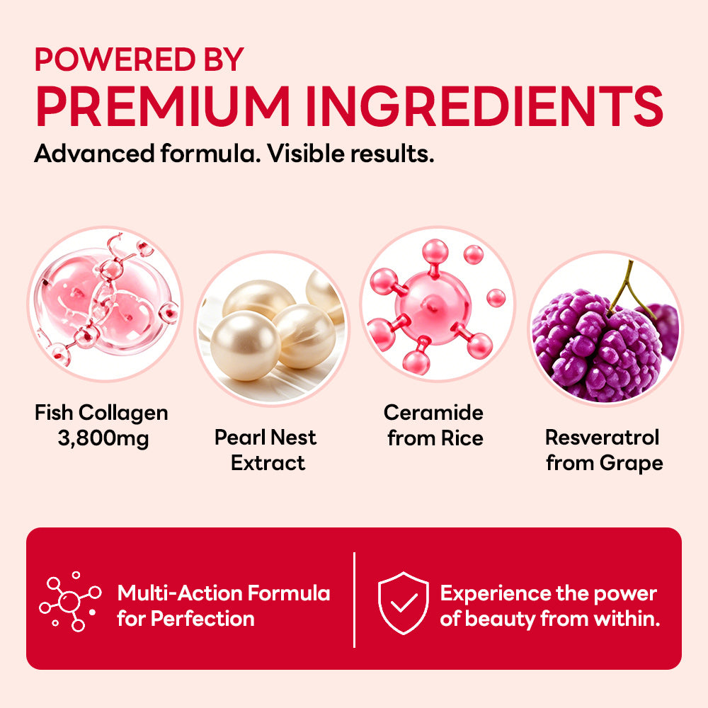 m2 Liquid Collagen 3800+ Pearl Nest Collagen Drink 35ml
