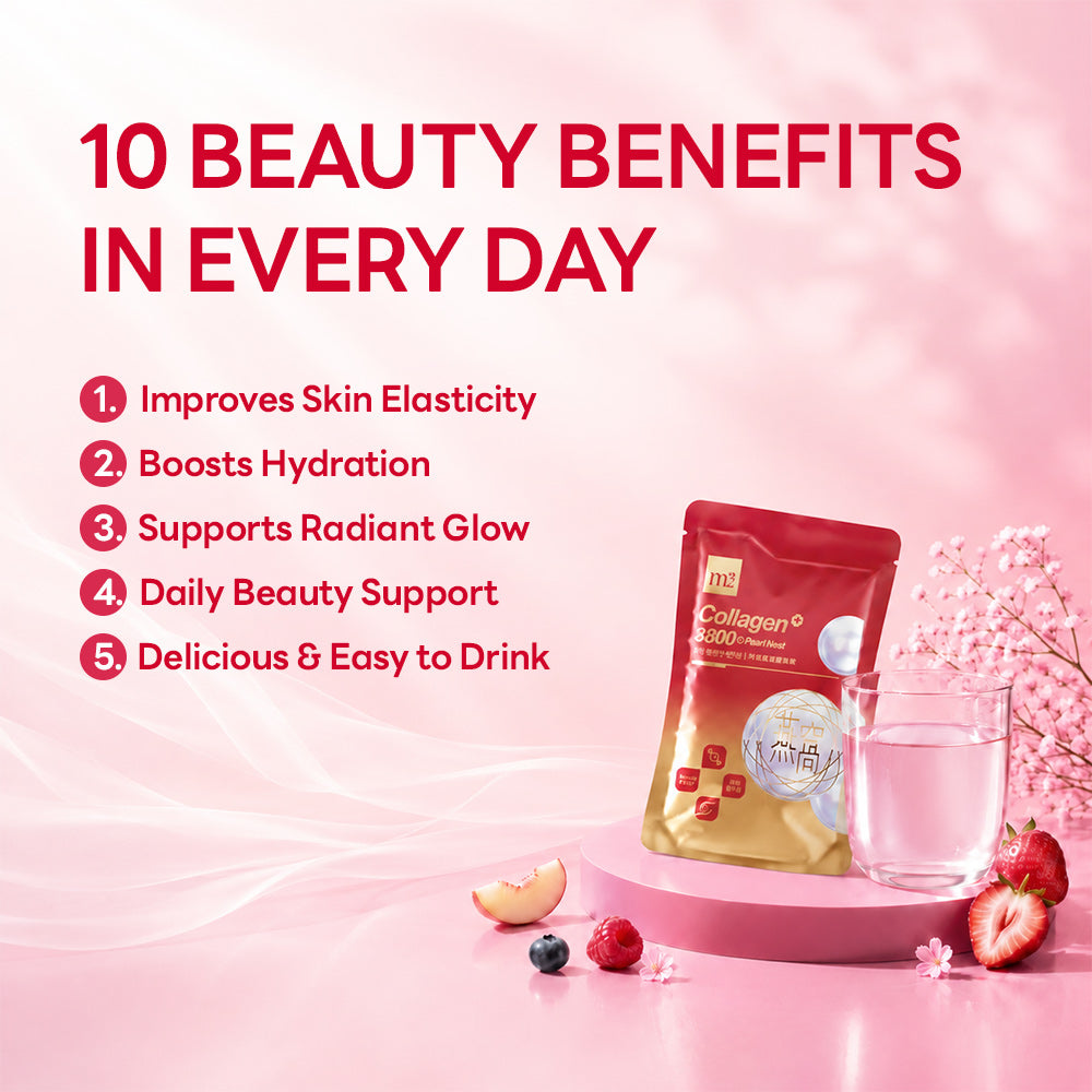m2 Liquid Collagen 3800+ Pearl Nest Collagen Drink 35ml